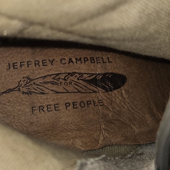 Free People Jeffrey Campbell Meadow Fields Suede Fringe Studs Ankle Bootie - Picture 11 of 16